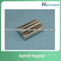 sintered neodymium permanent magnet bar N35 D6X10